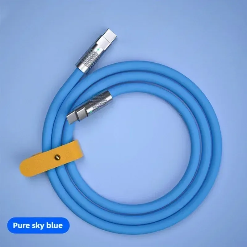 Câble de charge ultra rapide 120W 7A USB-C vers USB-C PD, longueurs 1 m, 1,5 m et 2 m, compatible Xiaomi et Huawei 8