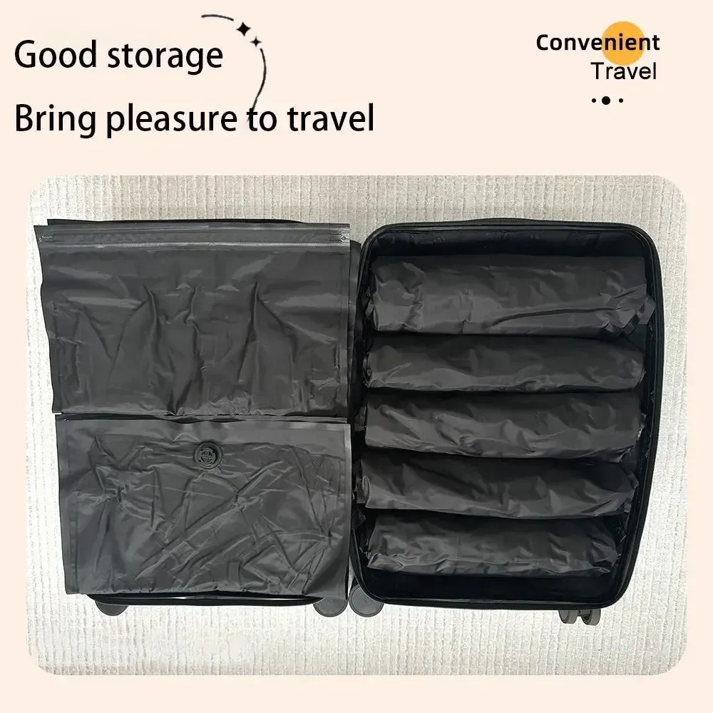 Sac sous vide compressé et refermé
