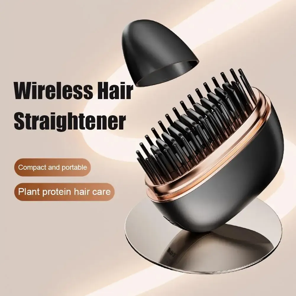Lisseur et boucleur 2 en 1 sans fil, portable, anti-frisottis 1