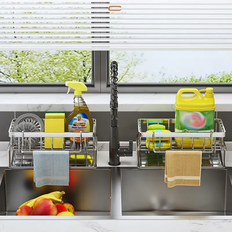 Égouttoir polyvalent pour cuisine, vue d'ensemble