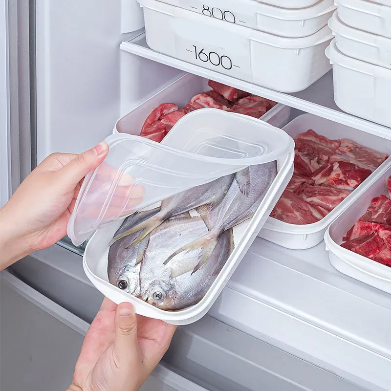 Boîte de conservation pour viande congelée, vue d'ensemble