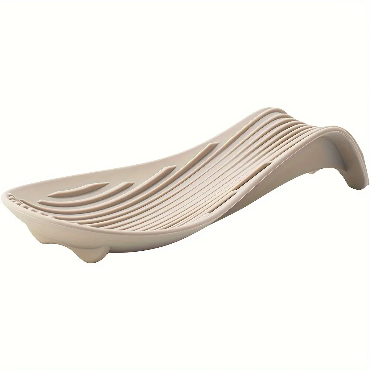 Porte-cuillère en silicone dans une cuisine lumineuse