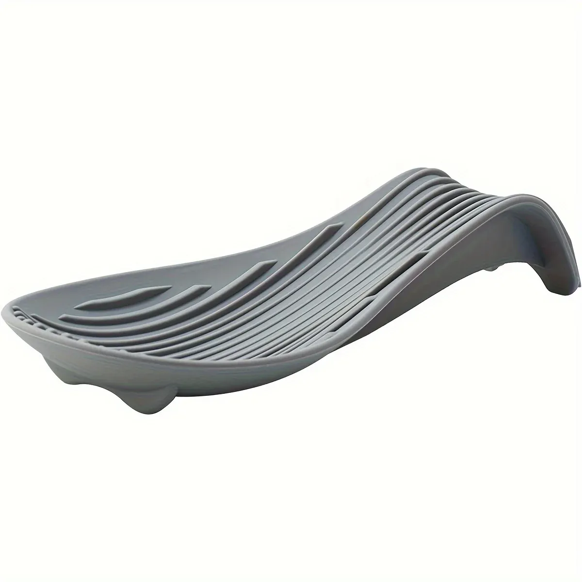 Porte-cuillère en silicone utilisé avec des ustensiles de cuisine