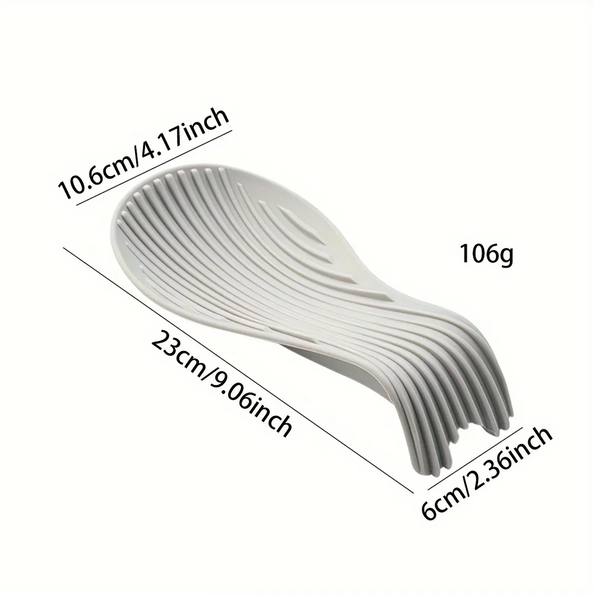 Porte-cuillère en silicone dans un espace de cuisine organisé