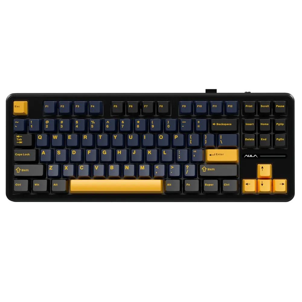 AULA F87 Pro Clavier mécanique de jeu sans fil 75 % avec disposition TKL, joint, échange à chaud, rétroéclairage RVB, Bluetooth, personnalisable, nouveaux coloris 2024 8