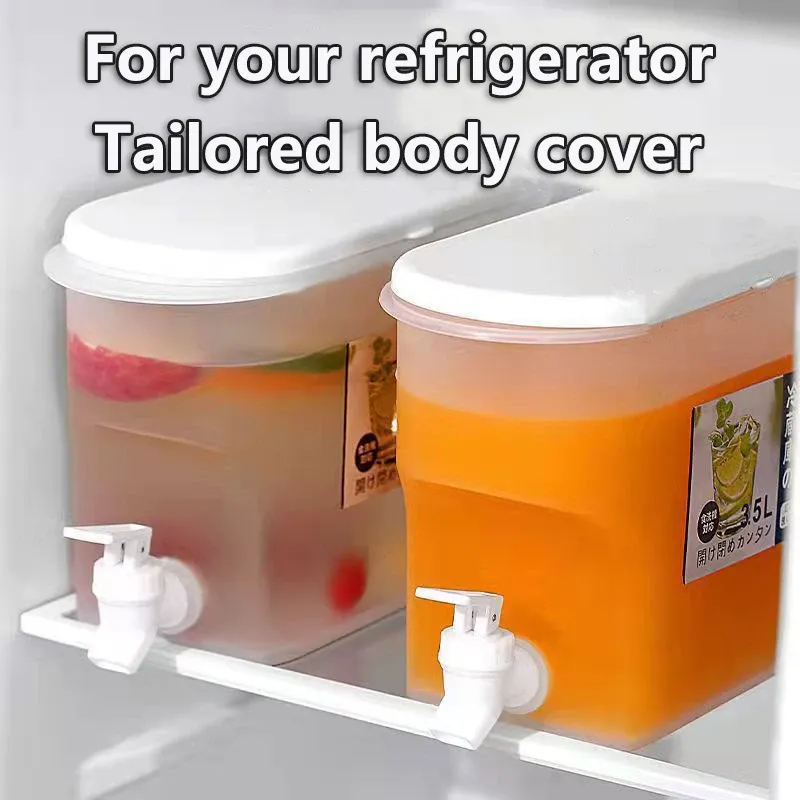 Distributeur de boissons 3,5 L pour réfrigérateur, pichet à eau froide et à jus