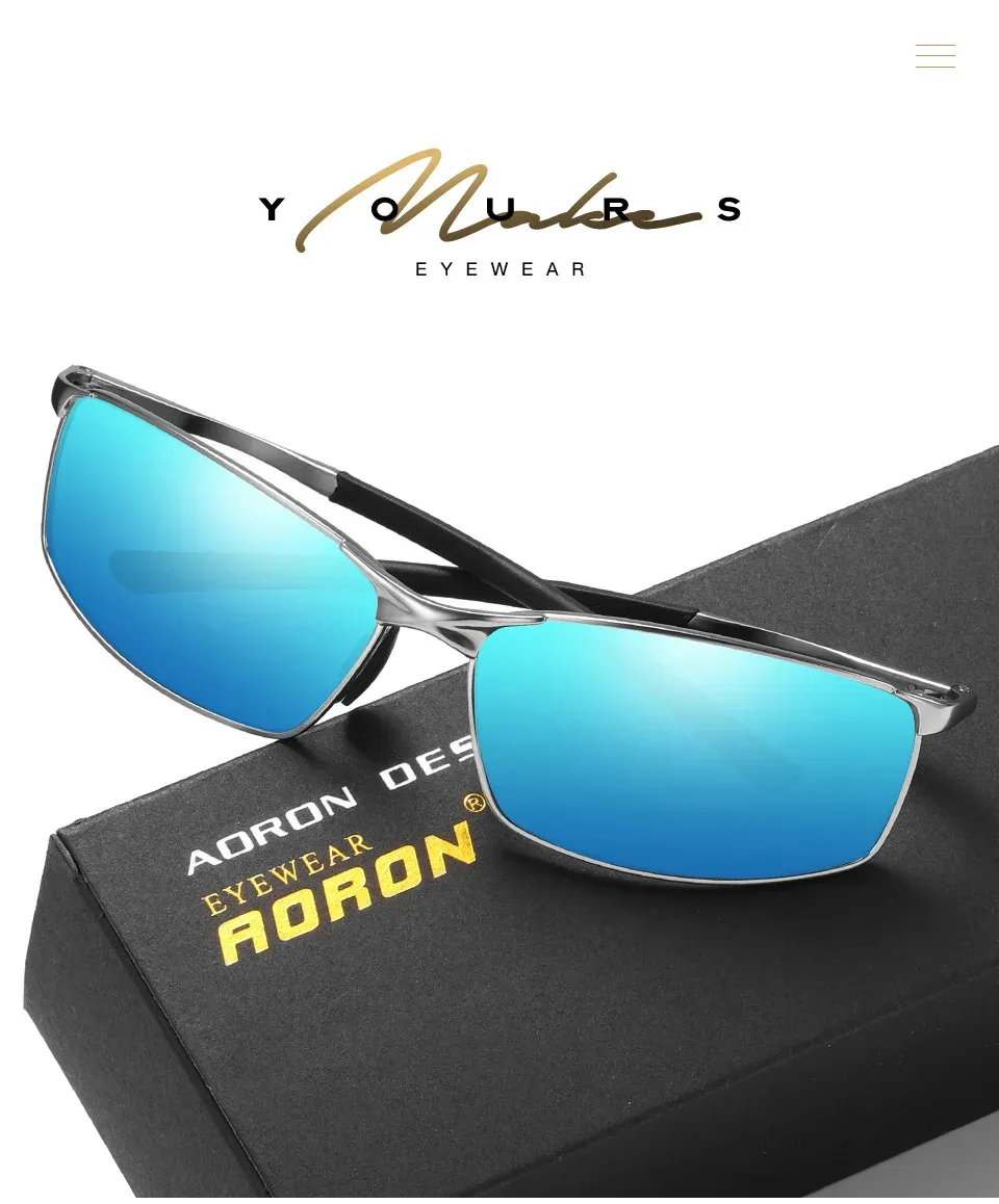 Lunettes de soleil polarisées, vue de profil