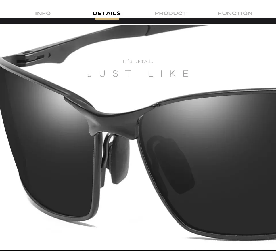 Lunettes de soleil polarisées en situation