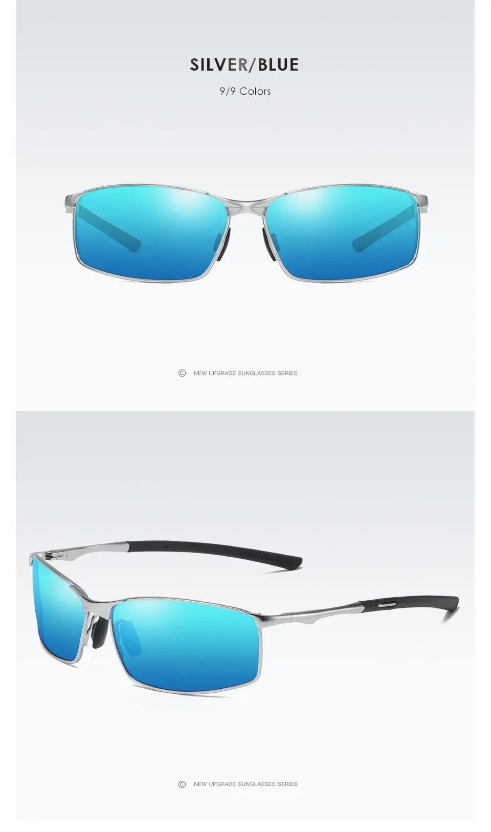 Lunettes de soleil polarisées, détail de l'arceau