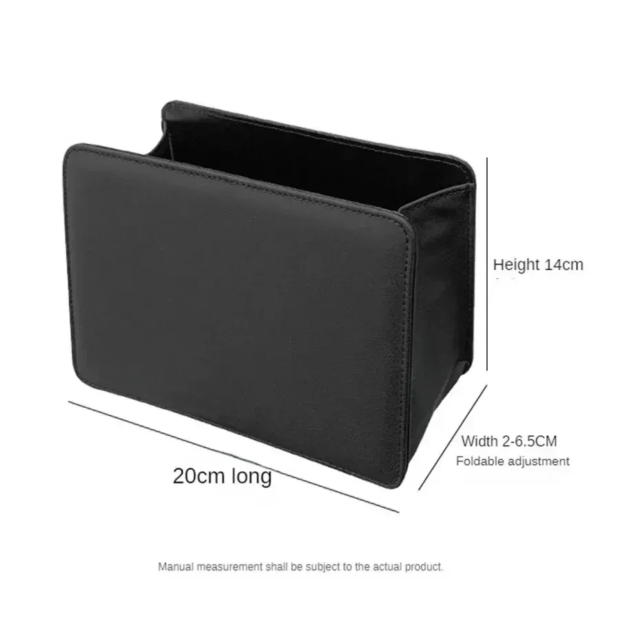 Poubelle de voiture pliable à suspendre au dos du siège, boîte de rangement pour portière 3