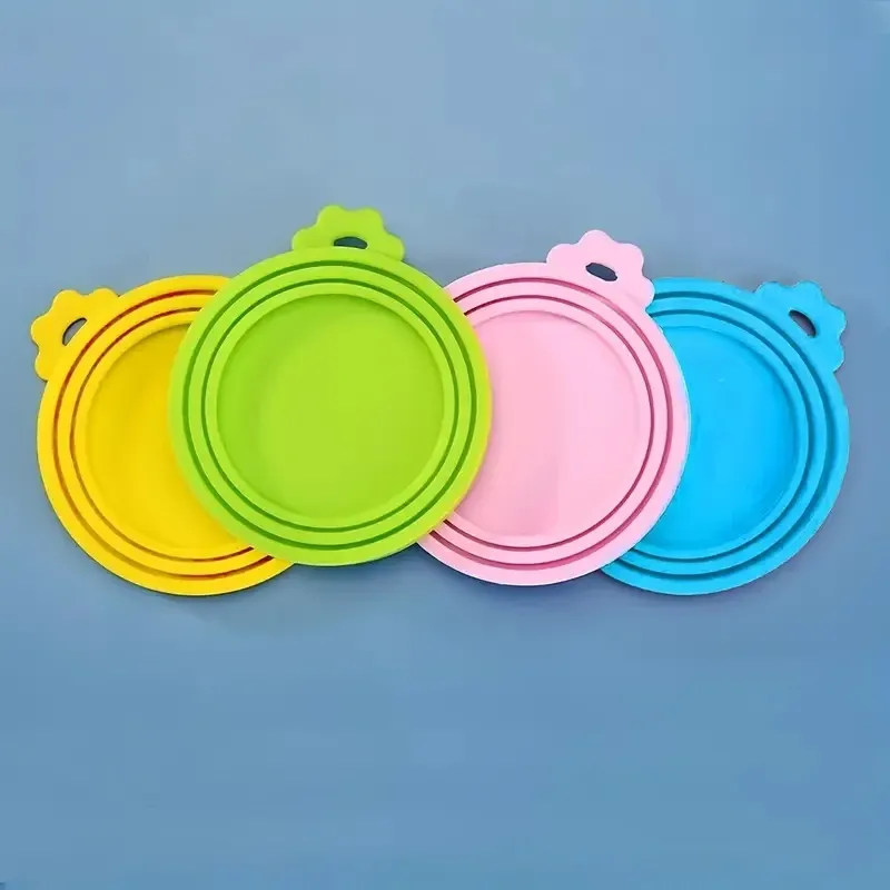 Couvercle réutilisable en silicone pour boîtes de conserve pour animaux, sans BPA, compatible avec la plupart des formats, conserve la fraîcheur des aliments et limite les odeurs 2