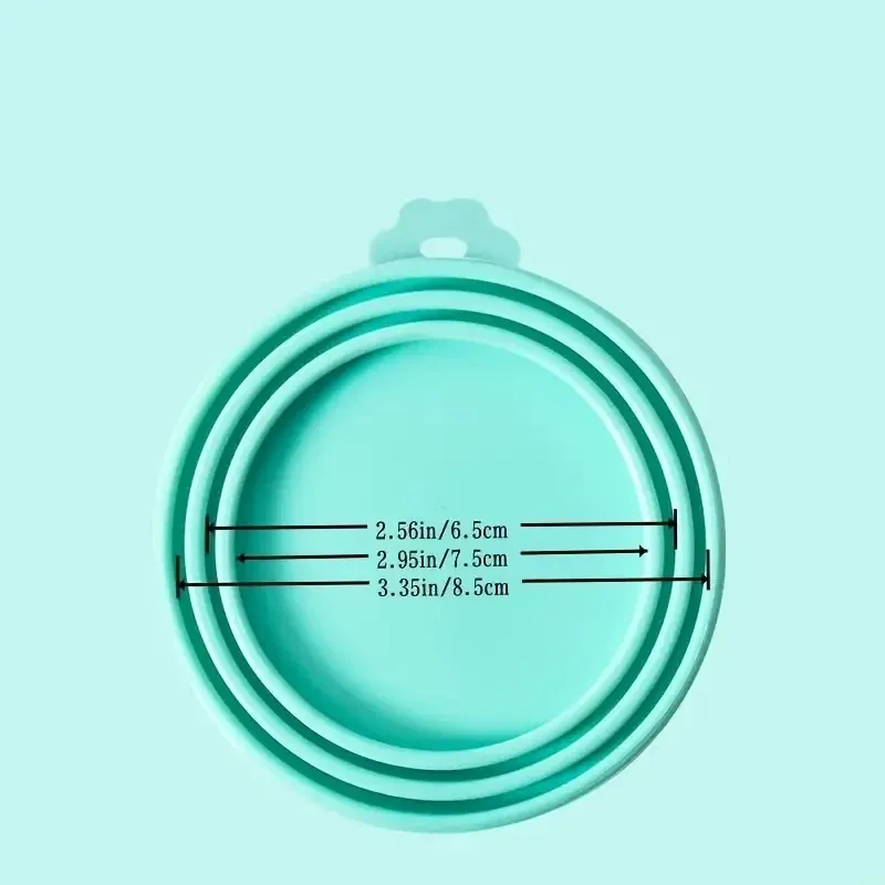 Couvercle réutilisable en silicone pour boîtes de conserve pour animaux, sans BPA, compatible avec la plupart des formats, conserve la fraîcheur des aliments et limite les odeurs 5
