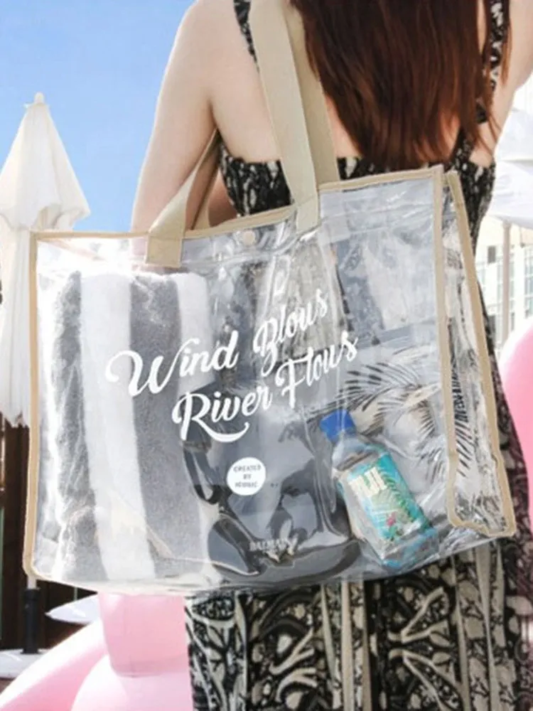 Détail du sac de plage