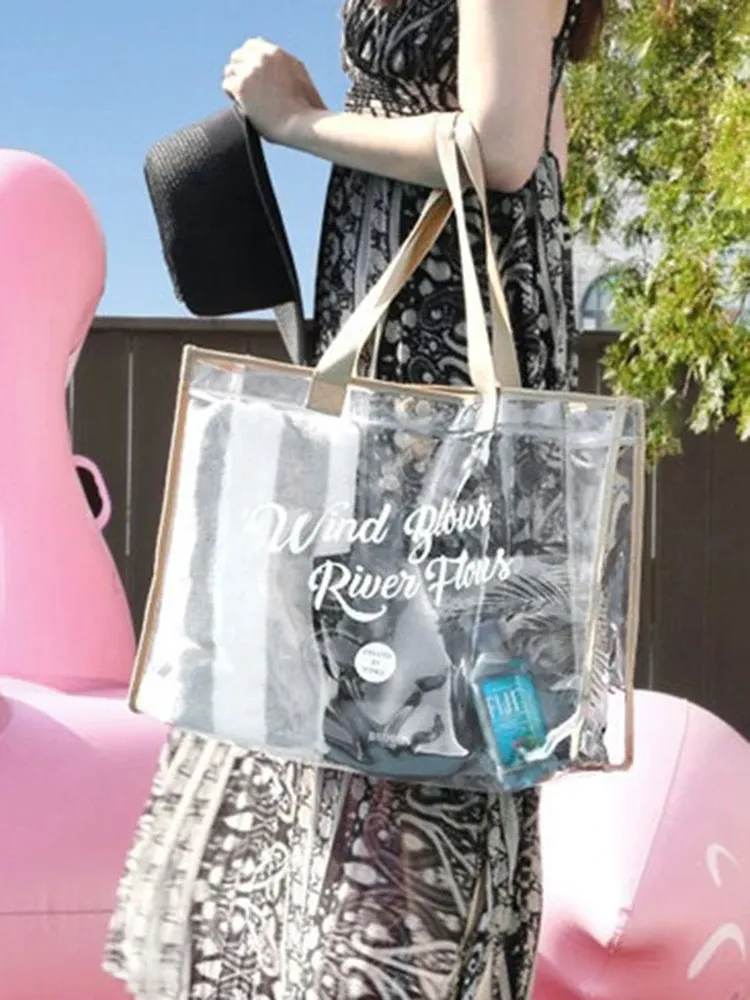 Détail du sac de plage