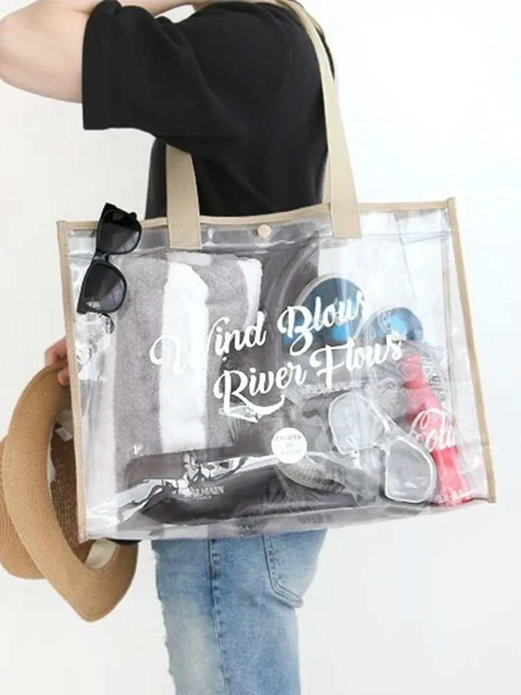 Détail du sac de plage