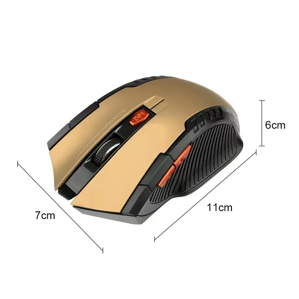 Souris sans fil 113 optique 2,4 GHz avec récepteur USB, portable à 6 boutons pour ordinateur portable 4