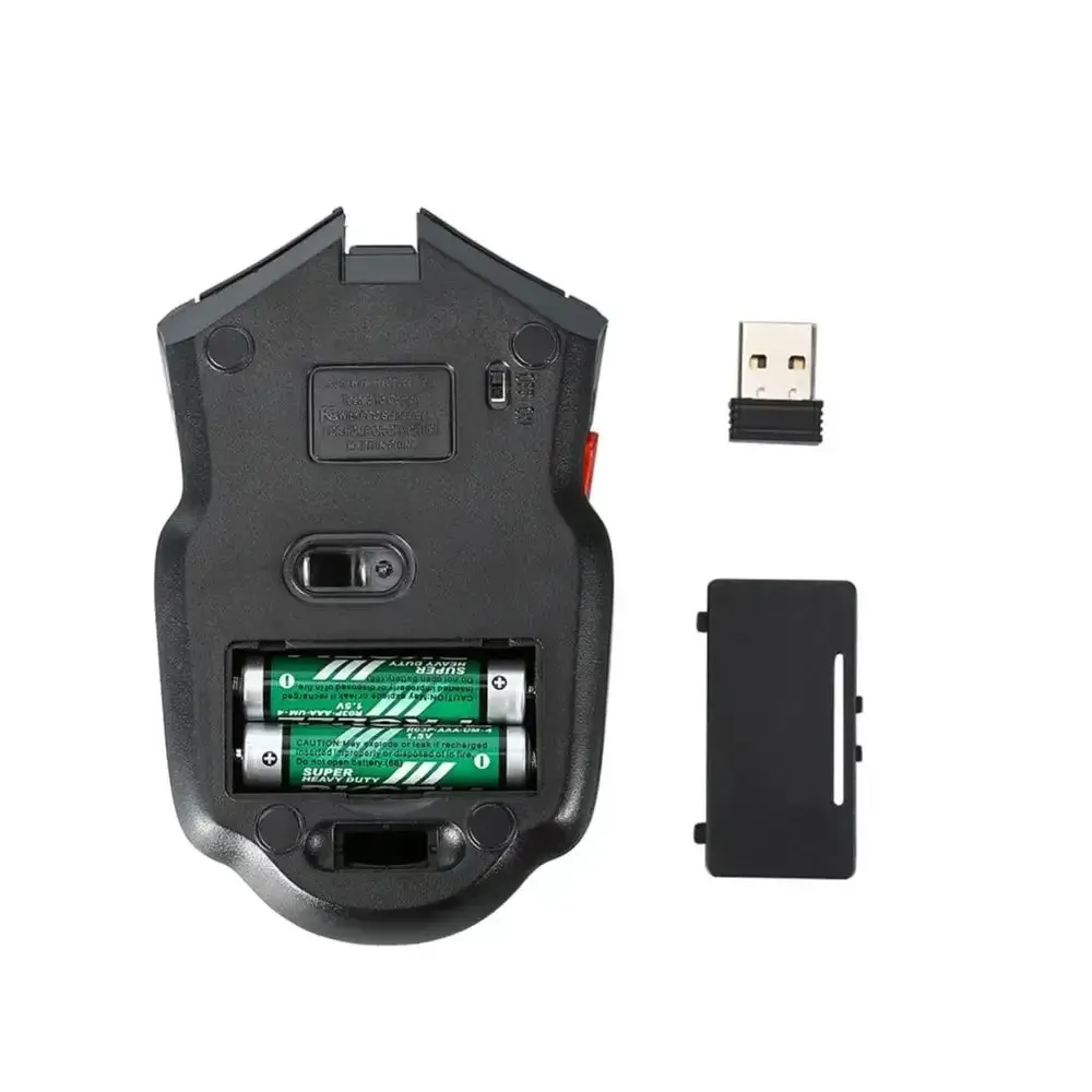 Souris sans fil 113 optique 2,4 GHz avec récepteur USB, portable à 6 boutons pour ordinateur portable 6