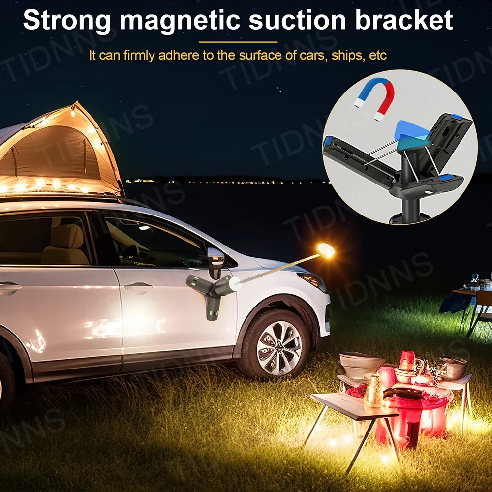 Lampe de camping déployée