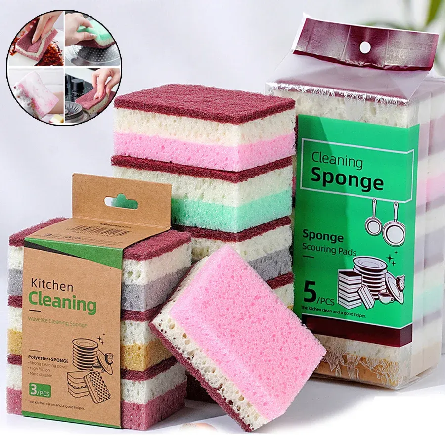 Chiffon de nettoyage en éponge haute densité