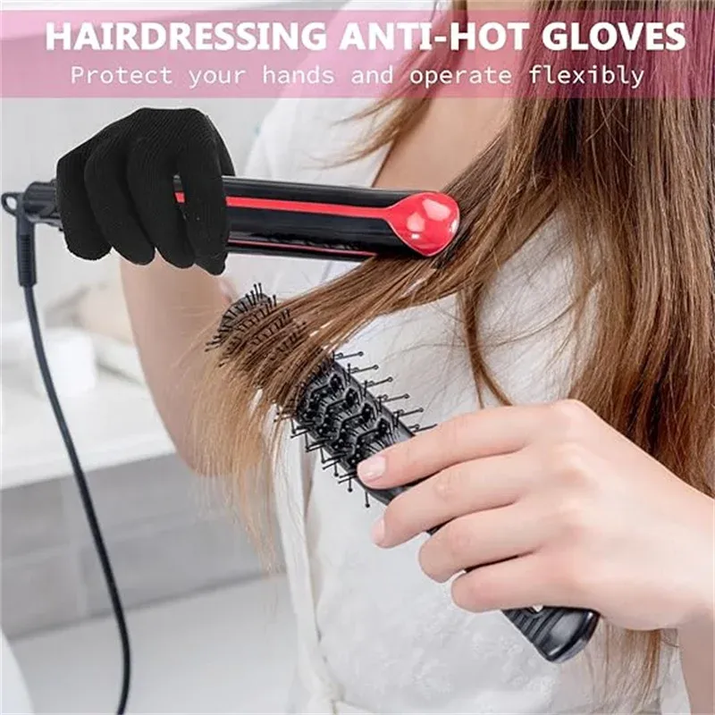 Gants résistants à la chaleur pour coiffure, confort