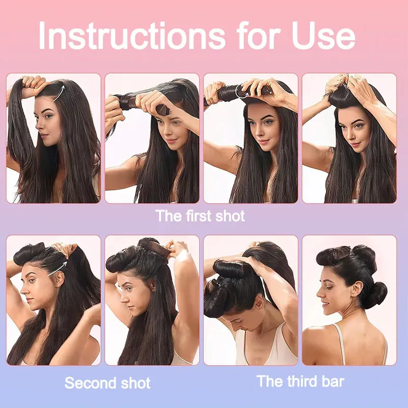 Rouleaux à Cheveux en Satin Sans Chaleur, Bandeau Boucleur Flexible pour la Nuit, Outils de Coiffure ZXFAJ01 4