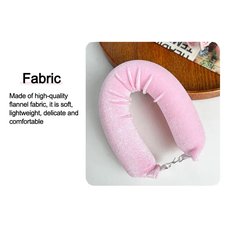 Rouleaux à Cheveux en Satin Sans Chaleur, Bandeau Boucleur Flexible pour la Nuit, Outils de Coiffure ZXFAJ01 6