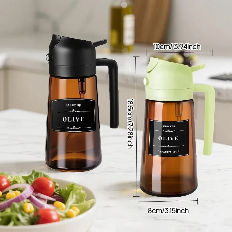 Distributeur d'huile utilisé pour la salade