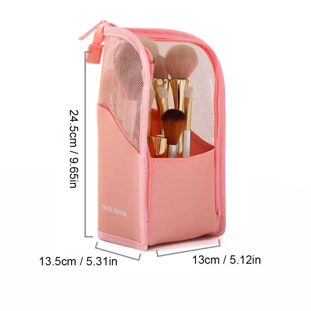 Trousse de toilette en maille, accessoires de voyage