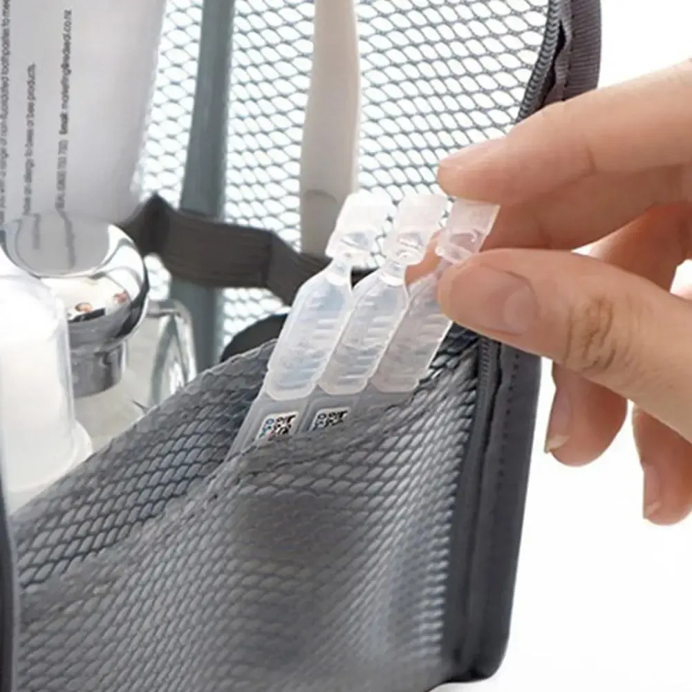 Trousse de toilette en maille, usage quotidien