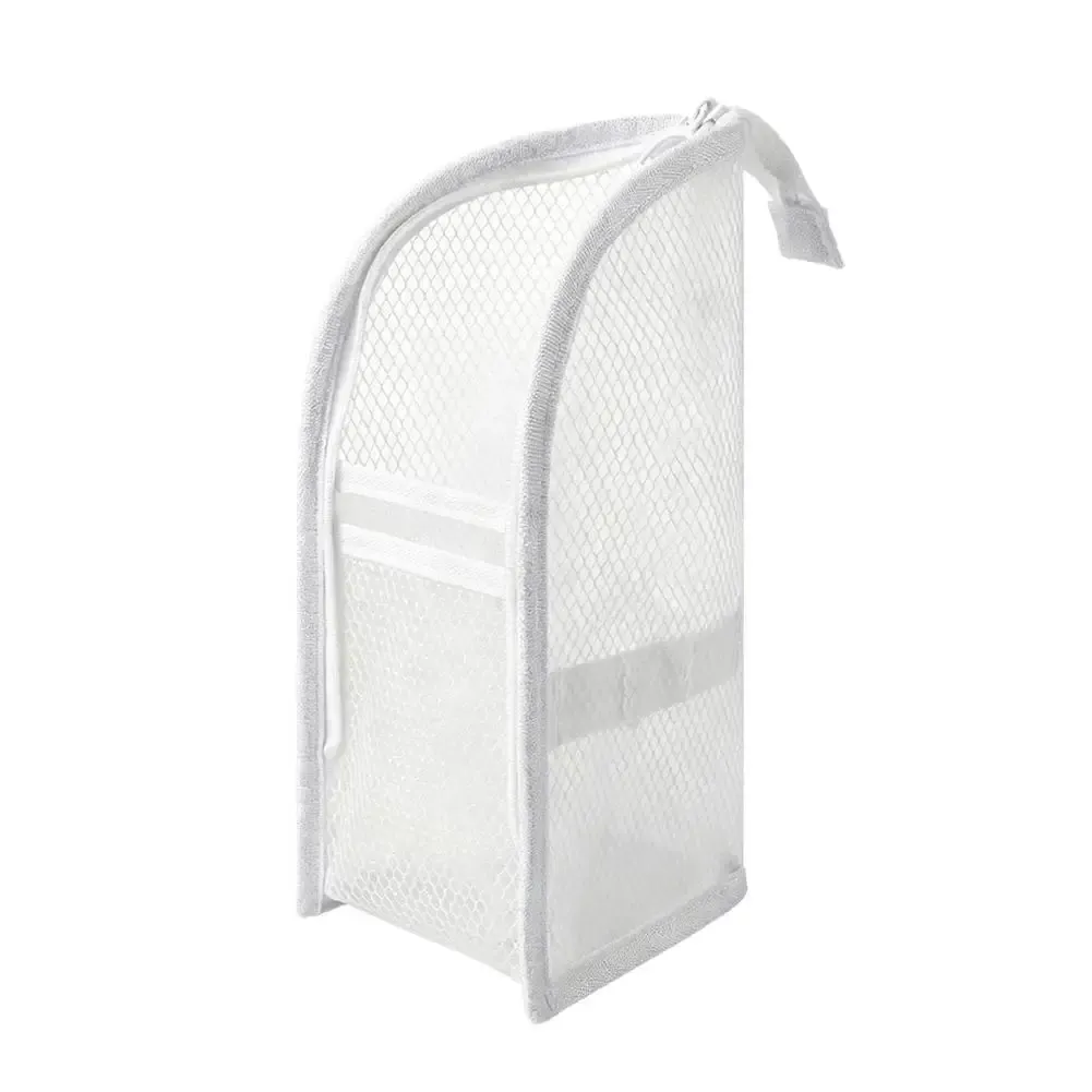 Trousse de toilette en maille pour femme, organisateur de maquillage portable, étui de voyage étanche pour brosse à dents 13
