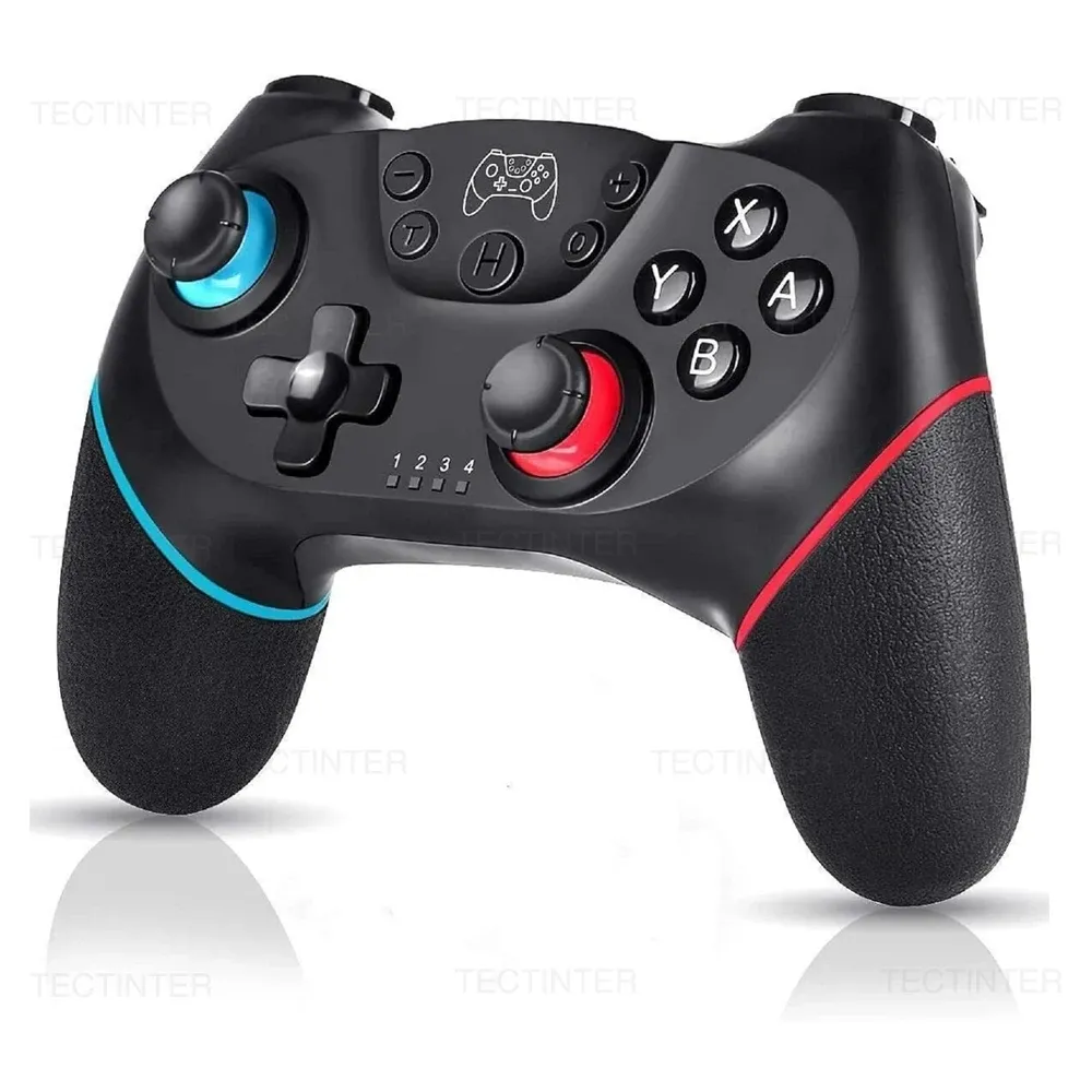 Manette de jeu sans fil Bluetooth pour console Switch OLED, Switch et Switch Lite, compatible Android et PC, à 6 axes