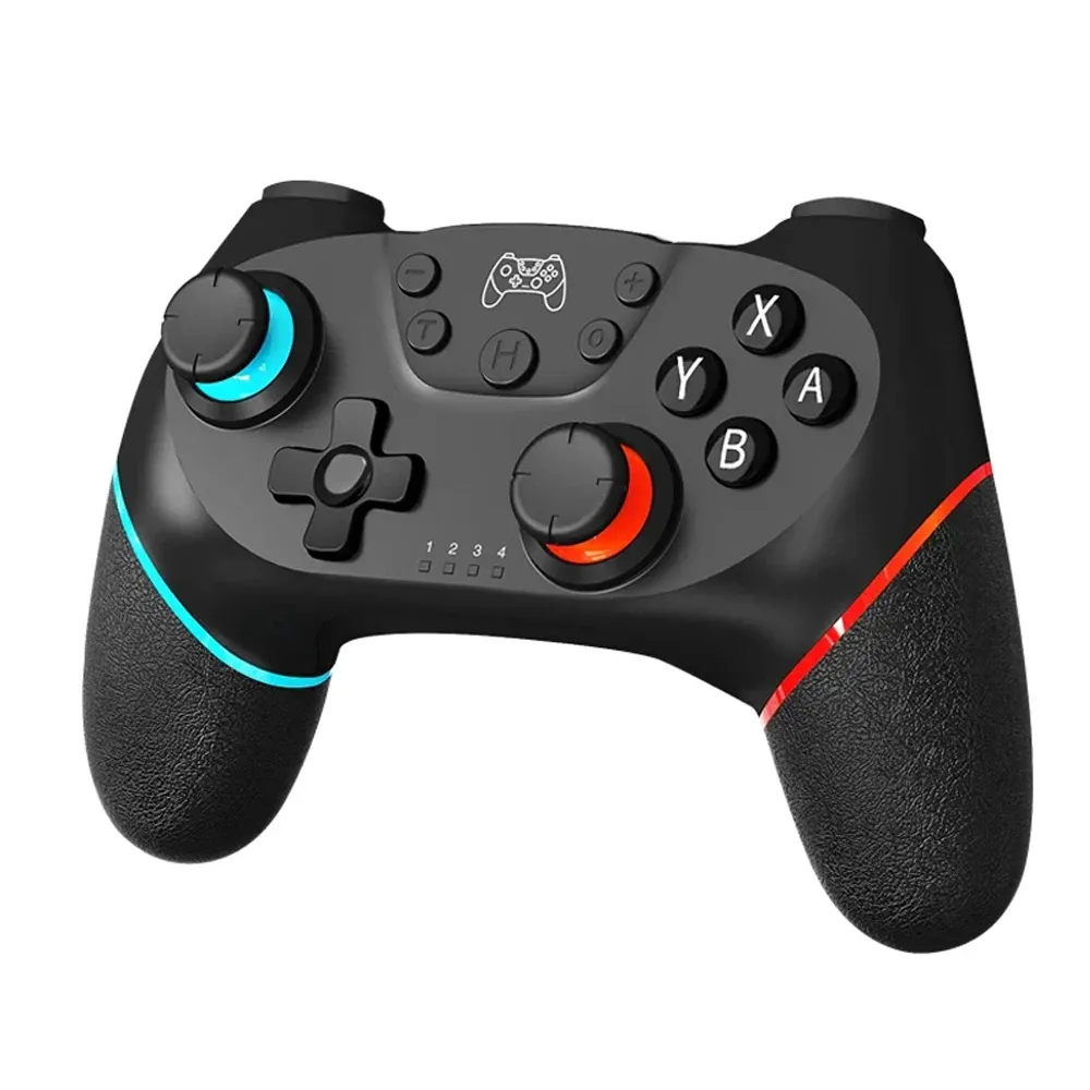 Manette de jeu sans fil Bluetooth pour console Switch OLED, Switch et Switch Lite, compatible Android et PC, à 6 axes 9