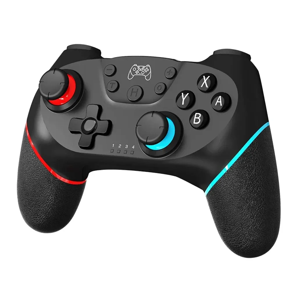 Manette de jeu sans fil Bluetooth pour console Switch OLED, Switch et Switch Lite, compatible Android et PC, à 6 axes 8
