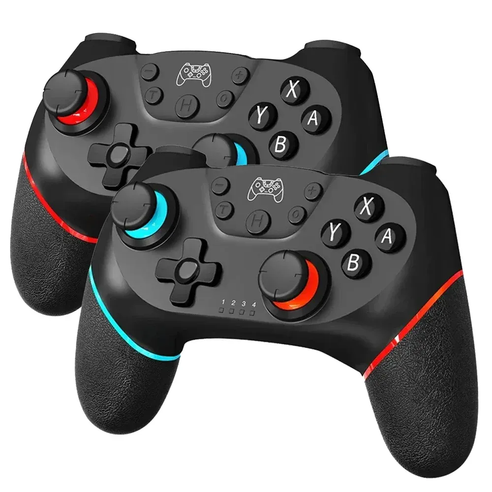 Manette de jeu sans fil Bluetooth pour console Switch OLED, Switch et Switch Lite, compatible Android et PC, à 6 axes 7