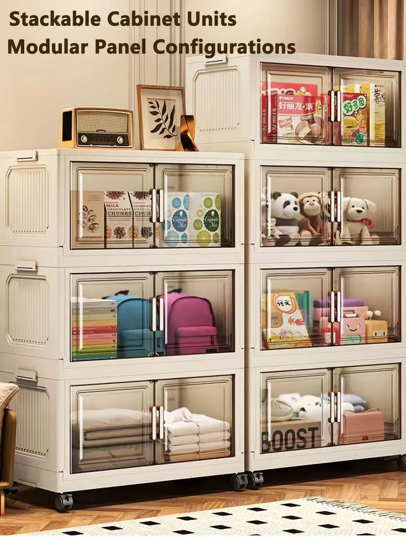 Armoire de rangement pliable sans installation 3