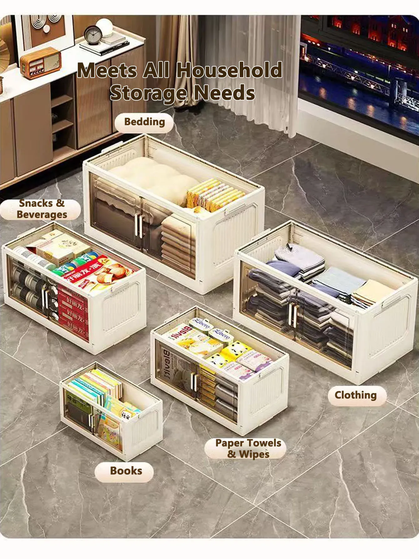 Armoire de rangement pliable sans installation 4