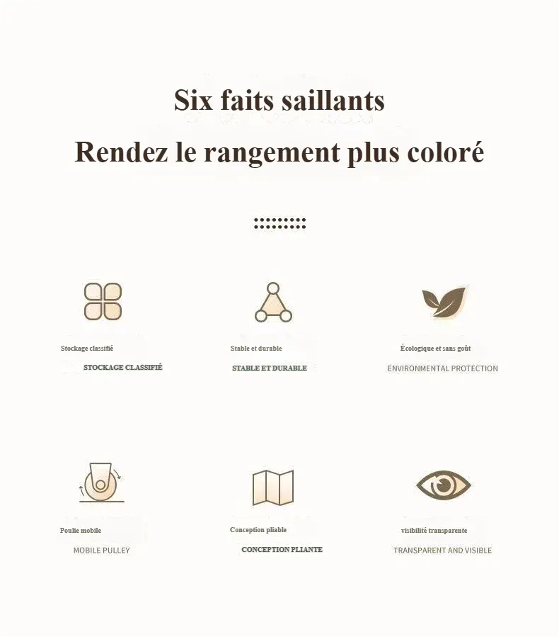 Armoire de rangement pliable dans un espace de vie