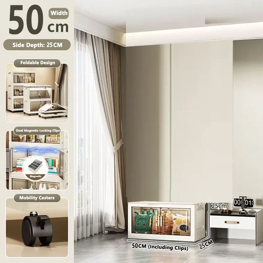 Armoire de rangement pliable sans installation 27