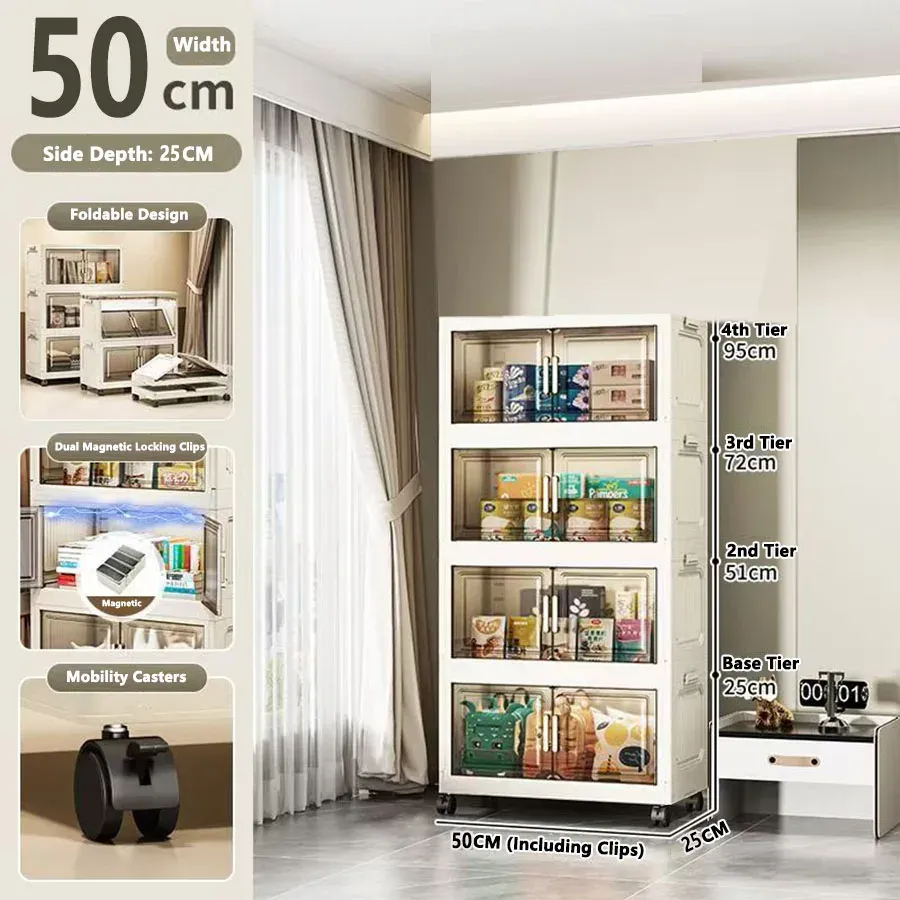 Armoire de rangement pliable sans installation 24