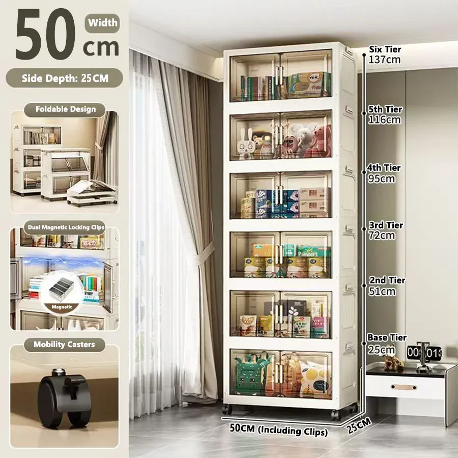 Armoire de rangement pliable sans installation 22