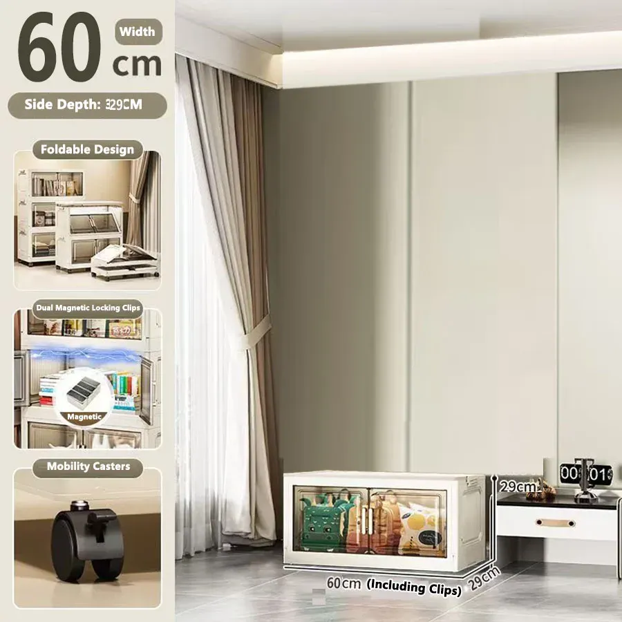 Armoire de rangement pliable sans installation 21