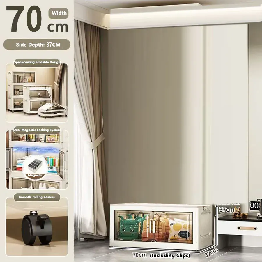 Armoire de rangement pliable sans installation 15