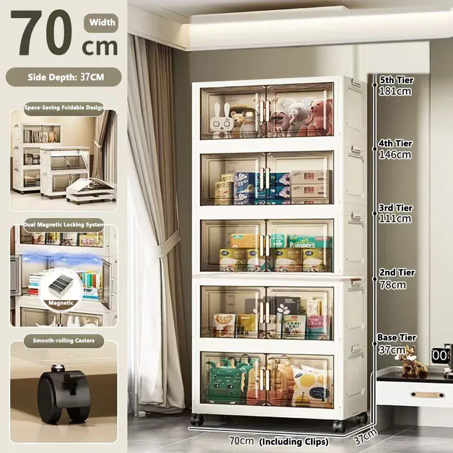 Armoire de rangement pliable sans installation 11