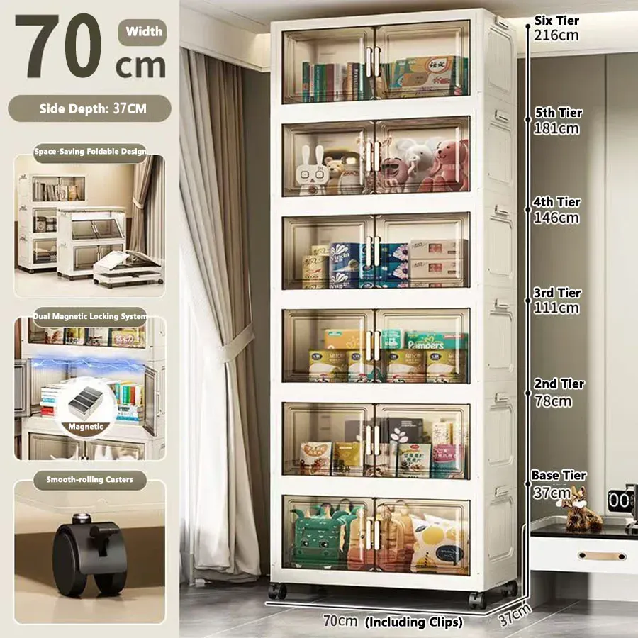 Armoire de rangement pliable sans installation 10