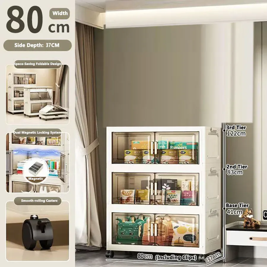 Armoire de rangement pliable sans installation 7