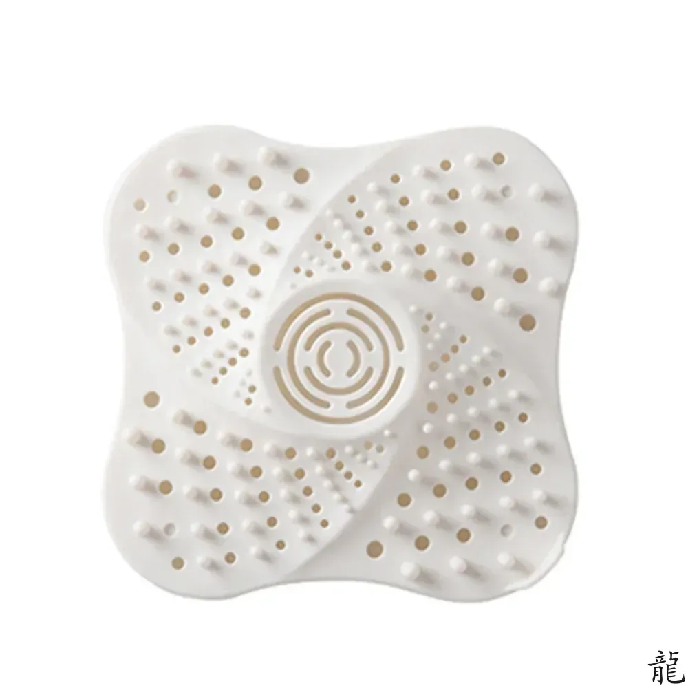 Bouchon filtrant pour douche anti-obstruction, récupérateur de cheveux, crépine de siphon de sol pour salle de bain 7
