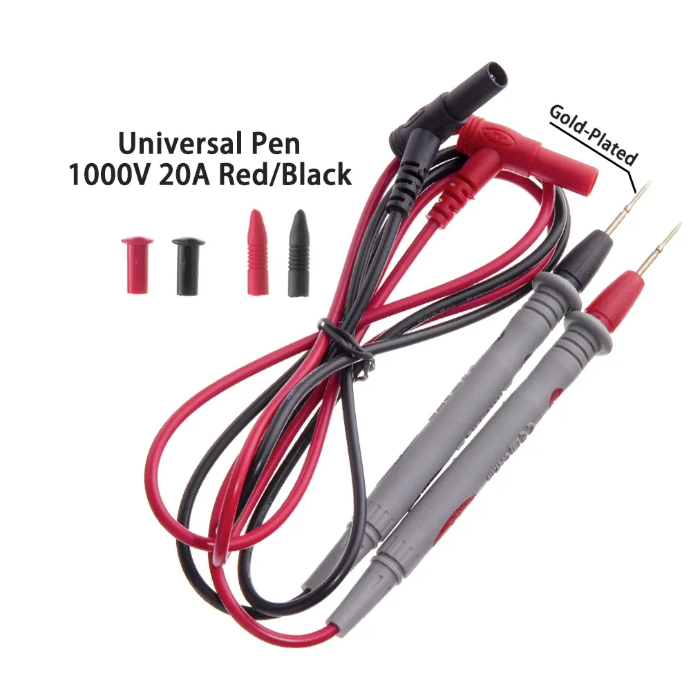 Multimètre numérique universel XL830L avec voltmètre, pince ampèremétrique, sondes et câbles de test, 1000 V, 10 A / 20 A, 1 paire 8