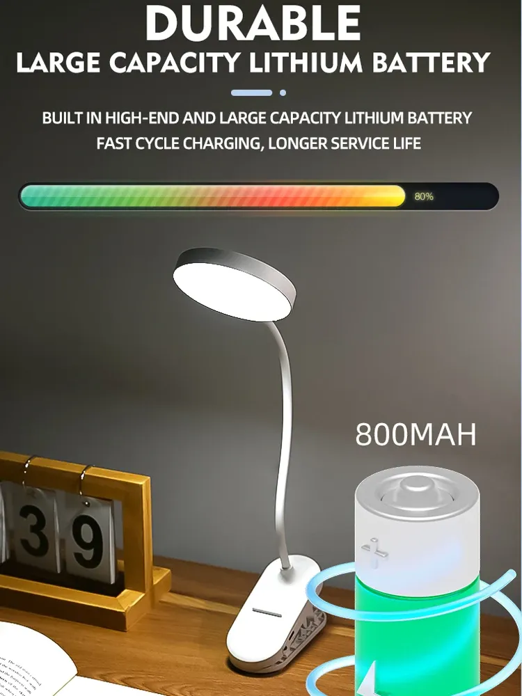 Lampe de bureau en situation sur un espace de travail