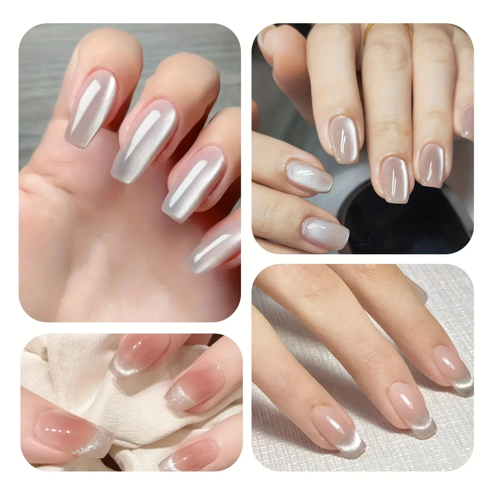 Stylo aimant pour vernis gel effet œil de chat, nail art 3D, aimant puissant, outil de manucure DIY 5