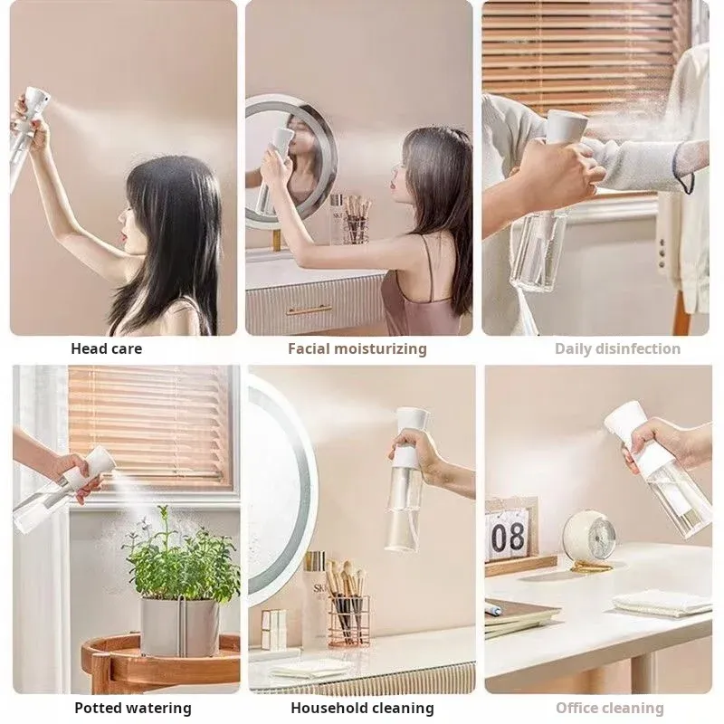 Flacon pulvérisateur, détail des finitions